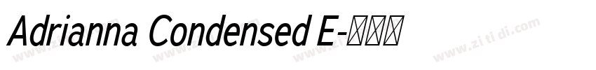 Adrianna Condensed E字体转换